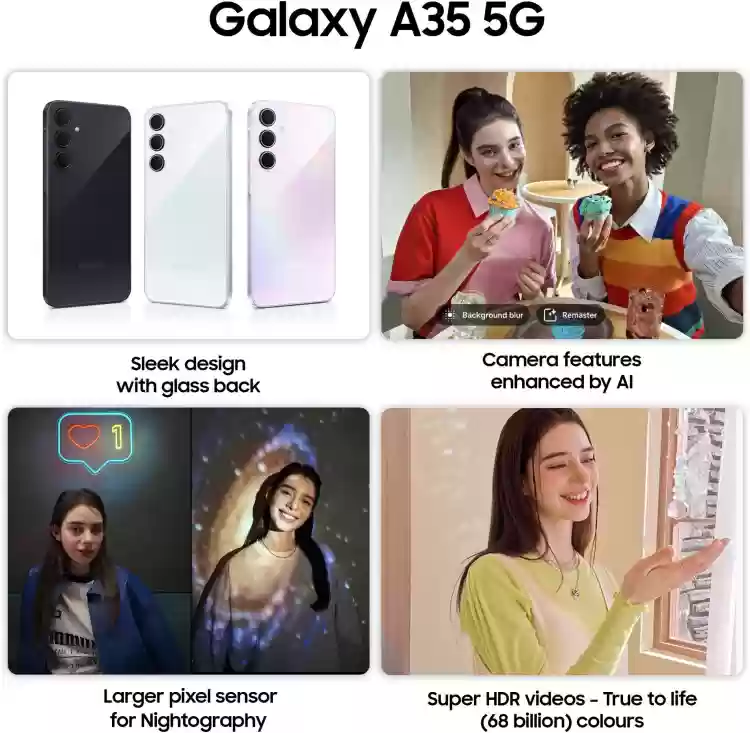 Samsung Galaxy A35 5G पर धमाकेदार प्राइस कट! Flipkart और Amazon पर जानें नए ऑफर्स और फीचर्स